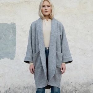 Esby Light Gray Women's Wool Jacket